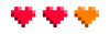 Mini Pixel Hearts